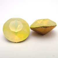 Sabrina Faceted Roundイエロー6.5mm(01-50)