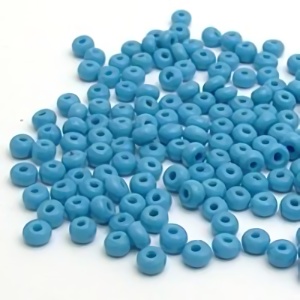 ヴィンテージシードビーズ　ブルー 約1.5×2mm