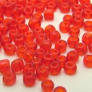 ヴィンテージシードビーズ　レッド 約1.2×1mm