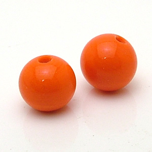 ヴィンテージビーズ オレンジ 7.5-8×7.5-8mm