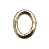 Ｃカン(0.6×3.8×2.8mm)シルバー（10個）