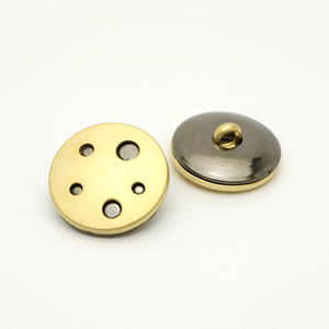 イタリアヴィンテージボタン15mmゴールド(アクリル/真鍮)