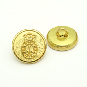 フランスヴィンテージボタン15mmゴールド(メタル)