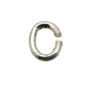 Ｃカン(0.5×3×2mm)シルバー