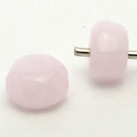 ジェムストーンドーナッツ：ソフトピンクオパール5×3mm