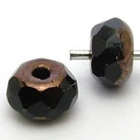 ジェムストーンドーナッツ：コッパー/ジェット5×3mm