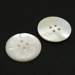 貝ボタン 白蝶貝星模様 Sbg 09m 18mm 1個 ジュリアン 貝ボタン 白蝶貝星模様 Sbg 09m 18mm 1個 ジュリアン