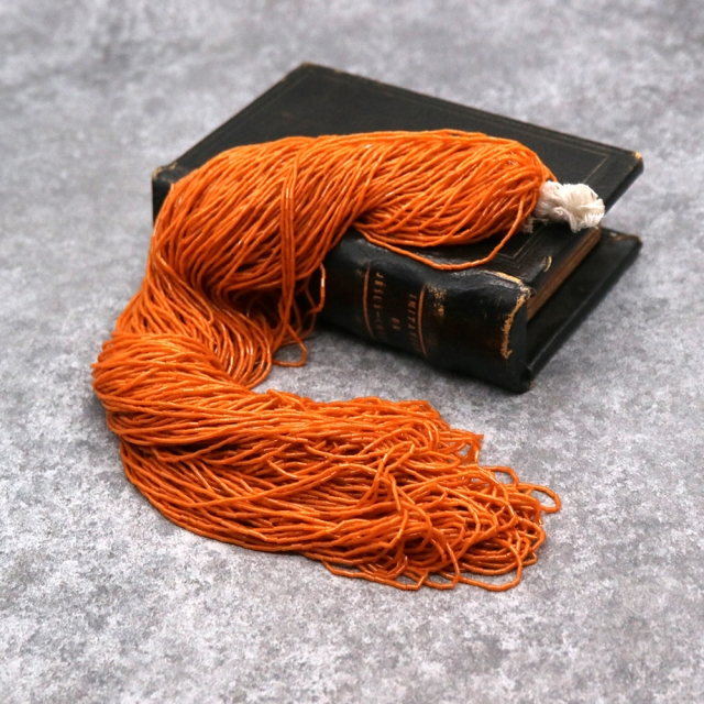 糸通しフランスヴィンテージシードビーズ　キャメル