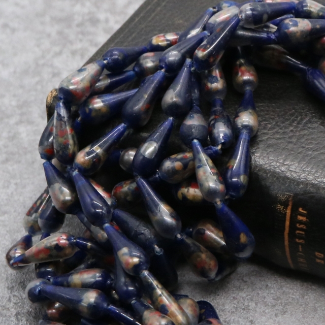 糸通しフランスヴィンテージスフレビーズ