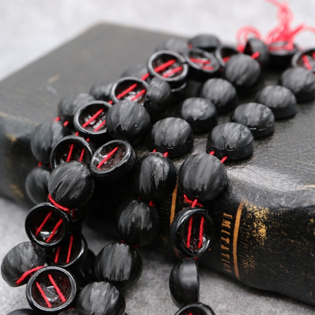 フランスヴィンテージビーズ ブラック