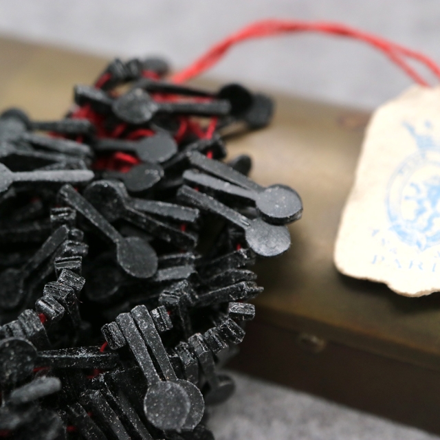 フランスヴィンテージビーズ ブラック