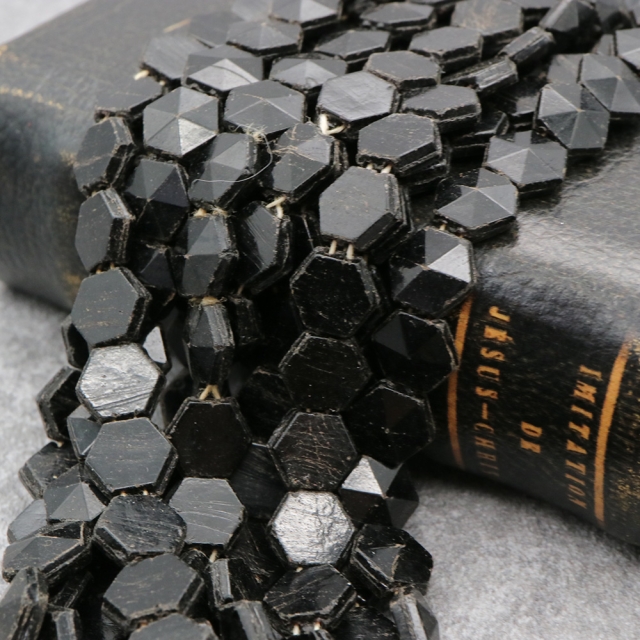 フランスヴィンテージビーズ ブラック