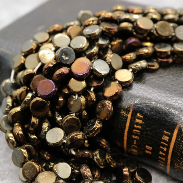 フランスヴィンテージビーズ メタリック