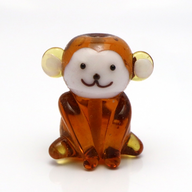 チェリーブランドビーズ キャラクター サル 高さ14mm 1個 ジュリアン
